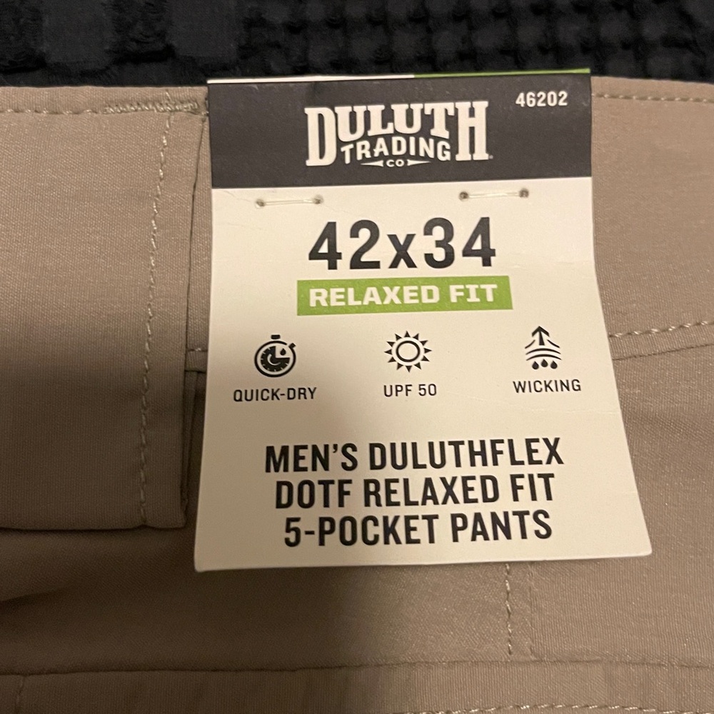 Men's Duluth Trading Co. Khaki Chinos - Picture 4 of 5